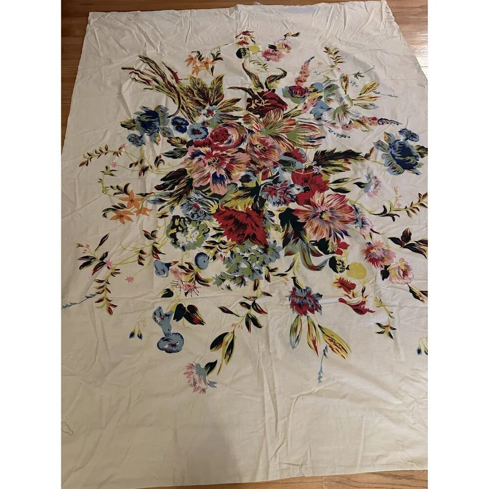 Urban Outfitters Romantic Floral Scarf Duvet Cover Twin XL Designer Plum & B
